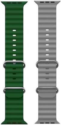 Gadgetzilla Ocean Smart Watch Strap Belt for Ultra Watch 49 mm, Series 8 / 7 45 mm, Series 6 / 5 / 4 44 mm, Series 3 / 2 / 1 42 mm, T800 Ultra, Watch 8 Ultra, i8 Pro Max, W26, T800. Smart Watch Strap Smart Watch Strap