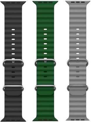 PUNAK Ocean Smart Watch Strap Belt for Ultra Watch 49 mm, Series 8 / 7 45 mm, Series 6 / 5 / 4 44 mm, Series 3 / 2 / 1 42 mm, T800 Ultra, Watch 8 Ultra, i8 Pro Max, W26, S8 Ultra, Smart Watch Strap
