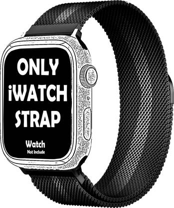 MobiLooks Milanese iWatch Ultra 49mm /45mm/44mm/42mm/ Series 8/7/6/5/4/3/SE Silicone Loop Band Smart Watch Strap