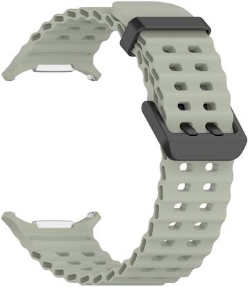 EBOYSIS Ocean Silicone Watch Band For Samsung galaxy watch7 Soft Strap For Galaxy Watch 7 Ultra 47MM Breathable Holes Design Smart Watch Strap