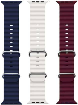 BLACK LOVIES Smart Watch Strap Belt for Ultra Watch 49 mm, Series 8 / 7 45 mm, Series 6 / 5 / 4 44 mm, Series 3 / 2 / 1 42 mm, T800 Ultra, Watch 8 Ultra, i8 Pro Max, W26, S8 Ultra, Smart Watch Strap
