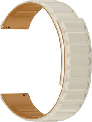ACM Watch Strap Magnetic Loop for Benio Lark Smartwatch Band White Smart Watch Strap