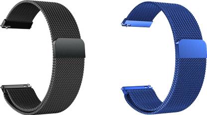 ACM Pack of 2 Watch Strap Magnetic for |Cultsport Ranger Xr Ultra Smartwatch 3629223 mm Metal Watch Strap