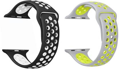 BLACK LOVIES SOFT SILICON SPORT LOOP BELT FOR Iwatch ULTRA Smart Watch Strap