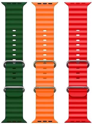 SONVI Ocean Smart Watch Strap Belt for Ultra Watch 49 mm, Series 8 / 7 45 mm, Series 6 / 5 / 4 44 mm, Series 3 / 2 / 1 42 mm, T800 Ultra, Watch 8 Ultra, i8 Pro Max, W26, T800,T900,T10,I8 pro,I7 pro,S8 ultra,watch 8,Watch 9 Smart Watch Strap