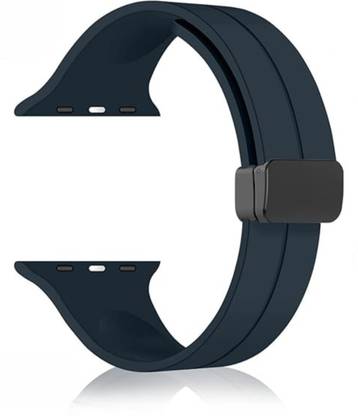 DARKFIT Magnetic Clasp Silicone Bands/Straps Compatible with Watch 49mm 46mm 45mm 44mm 42mm, Adjustable Magnetic Strap for iWatch Ultra & Ultra 2 Series SE 10 9 8 7 6 5 4 3 2 1 (Only Strap, Watch NOT Included) Pack of 1, Smart Watch Strap