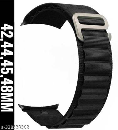 FLAP Loop iWatch 42/44/45/49mm iWatch Ultra Series 8/7/SE/5/4 195 mm Fabric Watch Strap Smart Band Strap