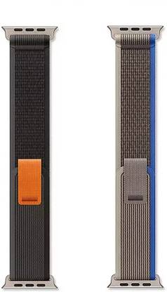 KHR Trail Loop Nylon Watch Band 49mm 45mm 44mm 42mm for Watch Ultra/Ultra 2 Band Series 9 8 7 6 5 4 3 2 1 Series SE Smart Watch Strap