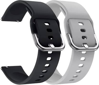 AOnes Pack of 2 Silicone Belt Watch Strap with Metal Buckle for Wings Urbana Smart Watch Strap