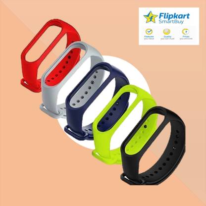 Flipkart SmartBuy Bands for Mi Band 4/3 Compatible For Mi BAND M3 & M4 (Not For M2) Smart Band Strap
