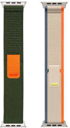 BLACK LOVIES Nylon Trail Loop Smart Watch Strap Belt for Ultra Watch 49 mm, Series 8 / 7 45 mm, Series 6 / 5 / 4 44 mm, Series 3 / 2 / 1 42 mm, T800 Ultra, Watch 8 Ultra, i8 Pro Max, W26, T800 Smart Watch Strap