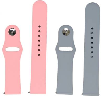 BLACK LOVIES 22 mm Soft Silicon Smartwatch Strap Compatible with Noice Color fit Ultra Smart Watch Strap