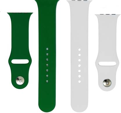 FORTUNATE Watch Strap Compatible with Apple Watch Straps 42mm 44mm, Soft Silicone Belt Sport Wristbands with easy button lock Smart Watch Band for iWatch Series SE 6/5/4/3/2/22 Smart Watch Strap
