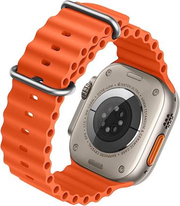 CASEKOO Ocean Band Compatible with Apple Watch Ultra 49mm 45mm 44mm 42mm, Waterproof Soft Silicone Sport Wristbands Replacement Strap Adjustable Loop iWatch Ultra SE 8 7 6 5 4 3 2 1, 42/44/45/49mm Smart Watch Strap