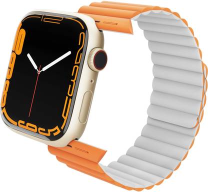 Vaku Luxos Silicon Magnetic Strap for Apple Watch Series 8 7 6 5 4 3 2 1 SE 38mm,40mm,41mm Smart Watch Strap