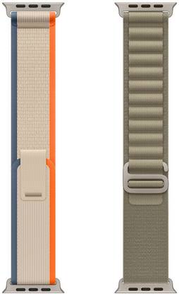 Asotai Alpine Loop Nylon Bands/Straps Compatible with Watch 49mm 45mm 44mm 42mm Men & Women, Adjustable Strap with Metal G-Hook Premium Strap for iWatch Ultra Series SE 8 7 6 5 4 3 2 1 (Only Alpine Loop Strap, Watch NOT Included) Smart Watch Strap