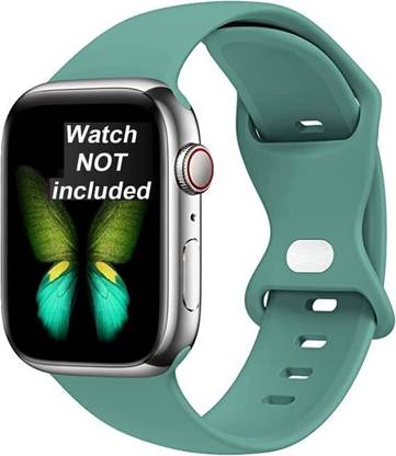 kingbell Watch Strap Compatible with Apple Watch Straps 42mm 44mm 45mm, Soft Silicone Sports Wristband for iWatch Series 7/6/5/4/3/2/1/SE (Watch Not Included) (42/44/45mm) Smart Watch Strap