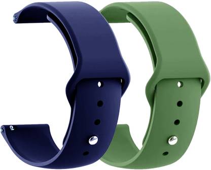AOnes Pack of 2 Silicone Belt Watch Strap for Sens Edyson 3 Smart Watch Strap