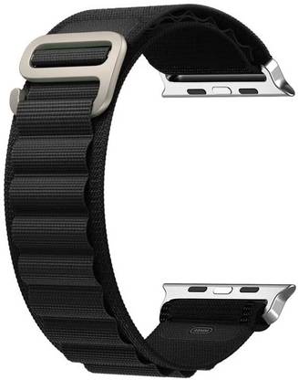AOnes Alpine Nylon Loop Watch Strap Slide 42mm 44mm 45mm 46mm 49mm for Fire-Boltt Vogue Bsw132 Bsw133 Smart Watch Strap