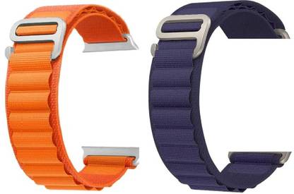 TULUA Combo Alpine Loop Nylon Bands/Straps Compatible with Watch 49mm 45mm 44mm 42mm Men & Women, Adjustable Strap with Metal G-Hook Premium Strap Smart Watch Strap