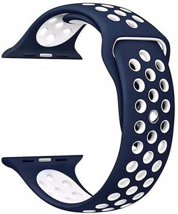 kingbell Sports Band Soft Silicone Sport Wristband Compatible with Apple Watch iWatch Bands 42mm 44mm & 45mm Soft Silicone Strap silicone Smart Watch Strap