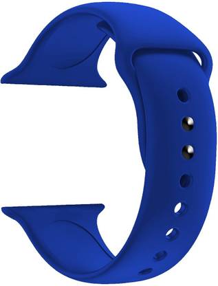 Gripp Soft Silicon Smart Watch Strap Band for 38mm/40mm Series 1/2/3/4/5/6/SE - (Blue) Smart Watch Strap