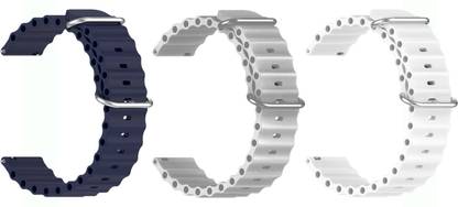 AOnes Pack of 3 Ocean Silicone Watch Bands for Cellecor Twist Smart Watch Strap