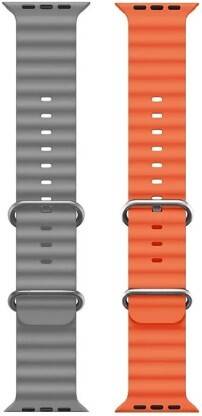 Gadgetzilla Ocean Smart Watch Strap Belt for Ultra Watch 49 mm, Series 8 / 7 45 mm, Series 6 / 5 / 4 44 mm, Series 3 / 2 / 1 42 mm, T800 Ultra, Watch 8 Ultra, i8 Pro Max, W26, T800. Smart Watch Strap Smart Watch Strap