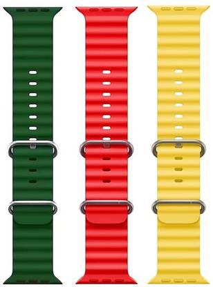 SONVI Ocean Smart Watch Strap Belt for Ultra Watch 49 mm, Series 8 / 7 45 mm, Series 6 / 5 / 4 44 mm, Series 3 / 2 / 1 42 mm, T800 Ultra, Watch 8 Ultra, i8 Pro Max, W26, T800,T900,T10,I8 pro,I7 pro,S8 ultra,watch 8,Watch 9 Smart Watch Strap
