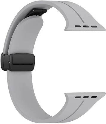 otage Magnetic Loop Strap For Series Ultra/9/8/7/6/5/4/3/SE, T55, 500, i7, i8 44/45/49mm Silicone Smart Watch Strap