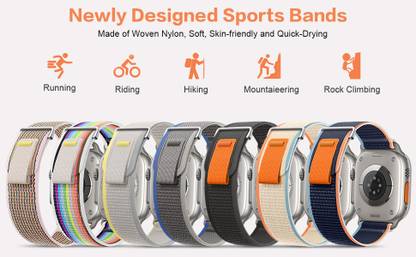 EVAAENTERPRISES iwatch series 7,6,5,4,3,2,1 & SE Compatible For Apple Band 41mm ,40mm, 38mm Smart Watch Strap