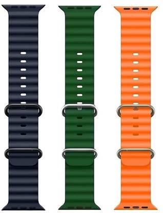 SONVI Ocean Smart Watch Strap Belt for Ultra Watch 49 mm, Series 8 / 7 45 mm, Series 6 / 5 / 4 44 mm, Series 3 / 2 / 1 42 mm, T800 Ultra, Watch 8 Ultra, i8 Pro Max, W26, T800,T900,T10,I8 pro,I7 pro,S8 ultra,watch 8,Watch 9 Smart Watch Strap