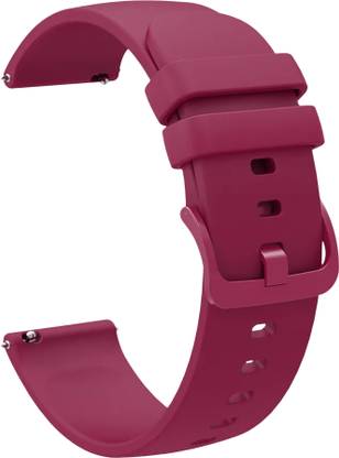 ACM Watch Strap Silicone Color Hook for Boat Lunar Vista Smartwatch Belt Band Purple Smart Watch Strap