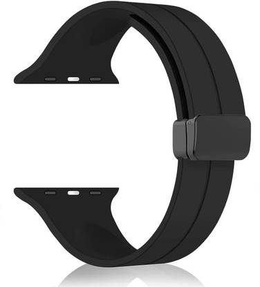 PUNAK Silicon Magnetic Smart Watch Strap Belt for Ultra Watch 49 mm, Series 8 / 7 45 mm, Series 6 / 5 / 4 44 mm, Series 3 / 2 / 1 42 mm, T800 Ultra, Watch 8 Ultra, i8 Pro Max, W26, T800. Smart Watch Strap
