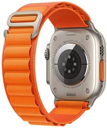 Alpha Electronics Alpine Loop Compatible with iWatch Band Ultra 49mm 45mm 44mm 42mm Polyester G-Hook Strap for iWatch Ultra Series SE 8/7/6/5/4/3/2/1 Smart Watch Strap
