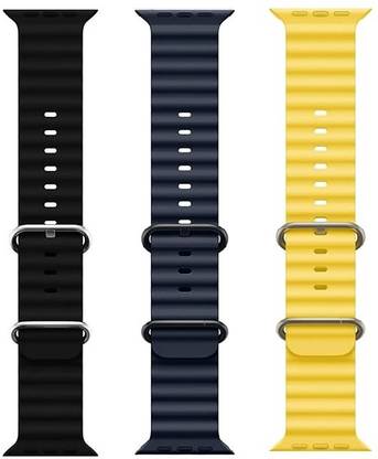 Setster Ocean Smart Watch Strap Belt for Ultra Watch 49 mm, Series 8 / 7 45 mm, Series 6 / 5 / 4 44 mm, Series 3 / 2 / 1 42 mm, T800 Ultra, Watch 8 Ultra, i8 Pro Max, W26, T800,T900,T10,I8 pro,I7 pro,S8 ultra,watch 8,Watch 9 Smart Watch Strap