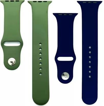 ASKOVID Pack of 2 Compatible with Apple Watch Strap 49mm 45mm 44mm 42mm, Soft Silicone Band for apple Watch Series Ultra 8 7 6 5 4 3 2 1 SE Smart Watch Strap