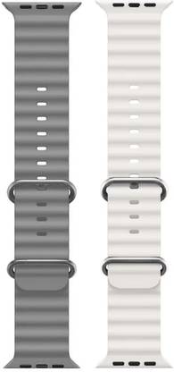 ABSOLUTE LIFESTYLE Ocean Smart Watch Strap Belt for Ultra Watch 49 mm, Series 8 / 7 45 mm, Series 6 / 5 / 4 44 mm, Series 3 / 2 / 1 42 mm, T800 Ultra, Watch 8 Ultra, i8 Pro Max, W26, T800. Smart Watch Strap