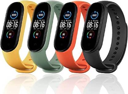 AUDICE COMBO OF 4PCS SOFT SILICON FOR XIAOMI MI 5 AND XIAOMI MI 6 Smart Band Strap