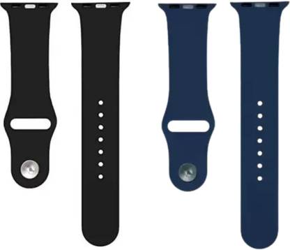 Upthrust Pure Elegance Black Panther & Midnight Blue 42/44/45/49mm (Pack of 2) Smart Watch Strap