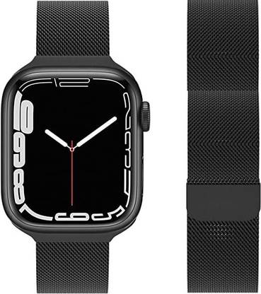 KALLISTA Metal Magnetic Strap for Apple iWatch Series 7/6/5/4/3/2/SE (38/40/41MM, Black) Smart Watch Strap