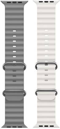 BLACK LOVIES Ocean Smart Watch Strap Belt for Ultra Watch 49 mm, Series 8 / 7 45 mm, Series 6 / 5 / 4 44 mm, Series 3 / 2 / 1 42 mm, T800 Ultra, Watch 8 Ultra, i8 Pro Max, W26, T800 Smart Watch Strap