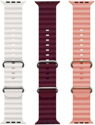 BLACK LOVIES Ocean Smart Watch Strap Belt for Ultra Watch 49 mm, Series 8 / 7 45 mm, Series 6 / 5 / 4 44 mm, Series 3 / 2 / 1 42 mm, T800 Ultra, Watch 8 Ultra, i8 Pro Max, W26, S8 Ultra, Smart Watch Strap