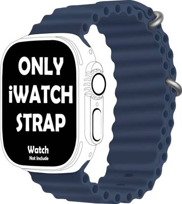 StrapsKart Ocean iWatch Ultra 49mm /45mm/44mm/42mm/ Series 8/7/6/5/4/3/SE Silicone Loop Band Smart Watch Strap