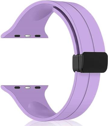 PUNAK Silicon Magnetic Smart Watch Strap Belt for Ultra Watch 49 mm, Series 8 / 7 45 mm, Series 6 / 5 / 4 44 mm, Series 3 / 2 / 1 42 mm, T800 Ultra, Watch 8 Ultra, i8 Pro Max, W26, T800. Smart Watch Strap