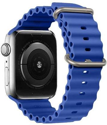 Nik's World 42/44/45/49 MM Soft Silicone Plunge Ocean Band for iWatch Series 8 Ultra/8/7/6/5 Smart Watch Strap