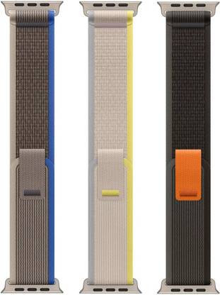 SwapME Compatible with iWatch Ultra Band 41mm 40mm 38mm Men Women, Rugged Trail Loop Soft Braided Elastic Weave Nylon Smart Watch Strap