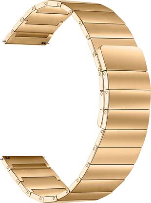ACM Watch Strap Magnetic Steel for Dizo Watch 2 Dw2118 Smartwatch Belt Gold Smart Watch Strap
