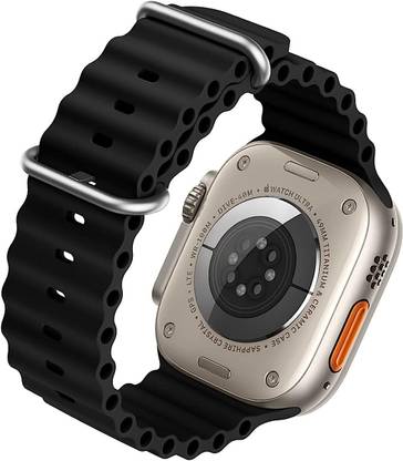 CASEKOO Ocean Band Compatible with Apple Watch Ultra 49mm 45mm 44mm 42mm, Waterproof Soft Silicone Sport Wristbands Replacement Strap Adjustable Loop iWatch Ultra SE 8 7 6 5 4 3 2 1, 42/44/45/49mm Smart Watch Strap