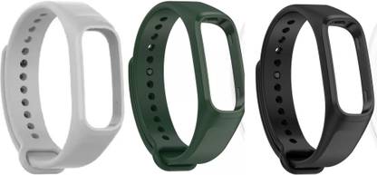 YDOXTON Combo of 3 silicone Compatible for ONEPLUS SMART BAND STRAP AND OPPO BAND STRAP Smart Band Strap